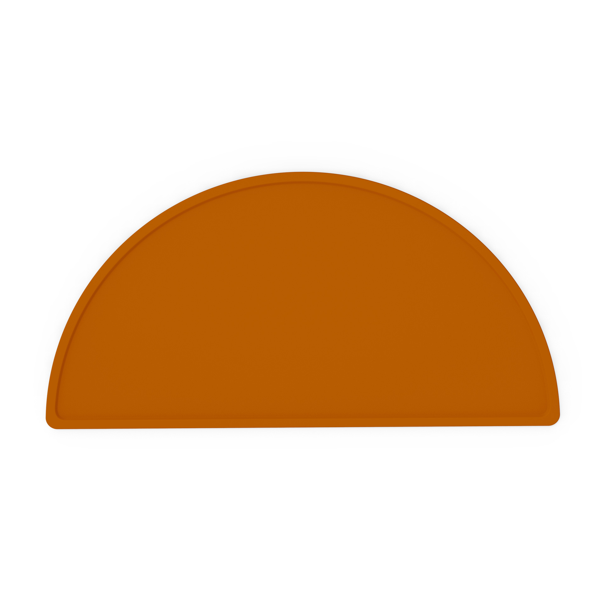 Manteles individuales de silicona para niños en forma de arco semi, manteles individuales de silicona antideslizantes y fáciles de limpiar, manteles individuales de silicona para estudiantes de dibujos animados