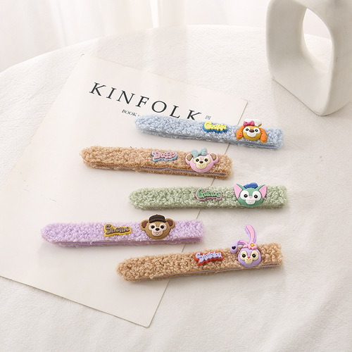 Children's bangs hair Velcro new hairband girls broken hair headband internet celebrity little girl headwear post headband