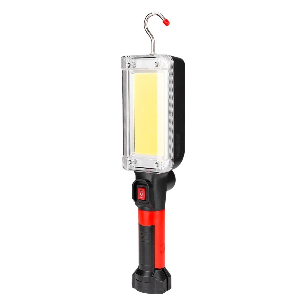 Luz de trabajo auto reparación mantenimiento luz recargable LED imán fuerte luz súper brillante al aire libre coche multifunción linterna de emergencia