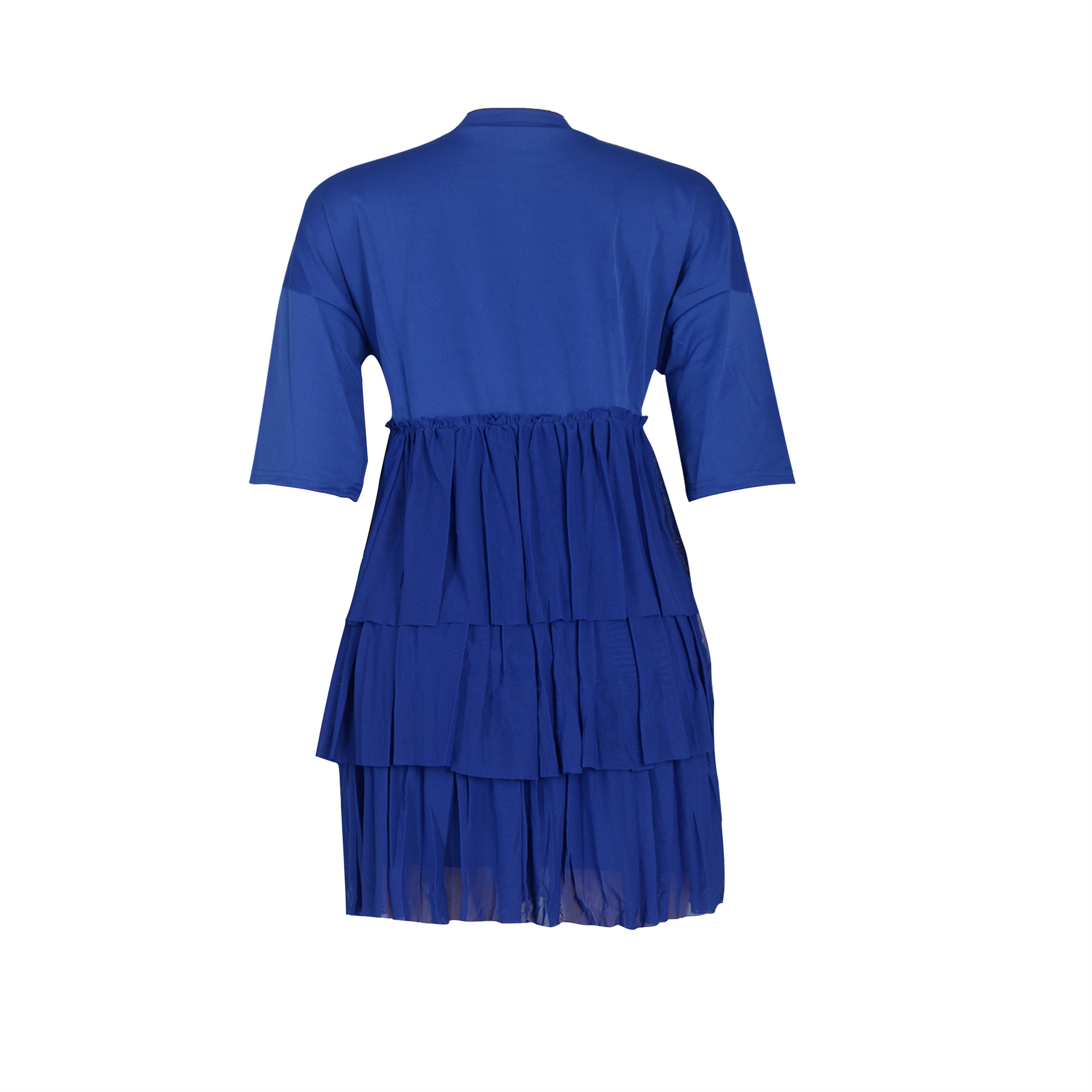 Women Clothing Printed Tiered Dress Mesh Dress T shirt Dress Summer