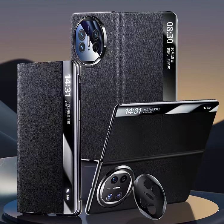 Suitable for Huawei MateX6 Mobile Phone Case New Lens Bracket Full Covering Flip Anti-drop Leather Magnetic Suction Leather Case Suitable for Huawei MateX6 Mobile Phone Case New Lens Bracket Full Covering Flip Anti-drop Leather Magnetic Suction Leather Case