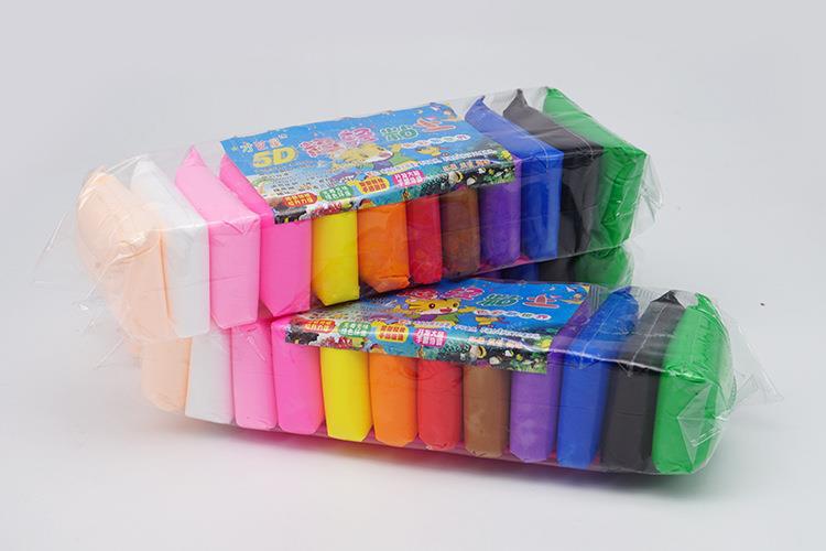 才艺星12色袋装超轻粘土