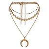 Golden chain, necklace, accessory, European style, Amazon, wholesale