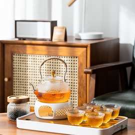 下午茶茶具套装养生花茶壶蜡烛煮茶烛台可加热酒店花草水果泡茶壶