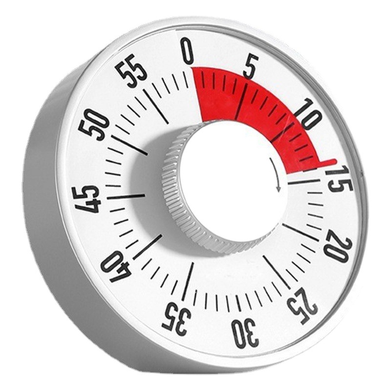Temporizador de cocina visualización temporizador mecánico gran succión magnética gestión del tiempo recordatorio aprendizaje ejercicio despertador