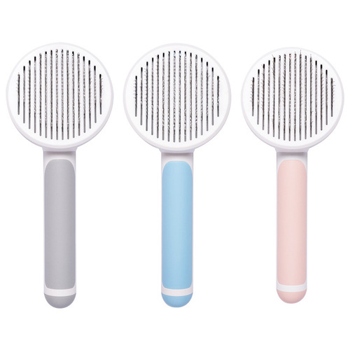 Cat unknotting pet comb, dog grooming leg hair brush, stainless steel needle comb to remove floating hair and cat massage brush