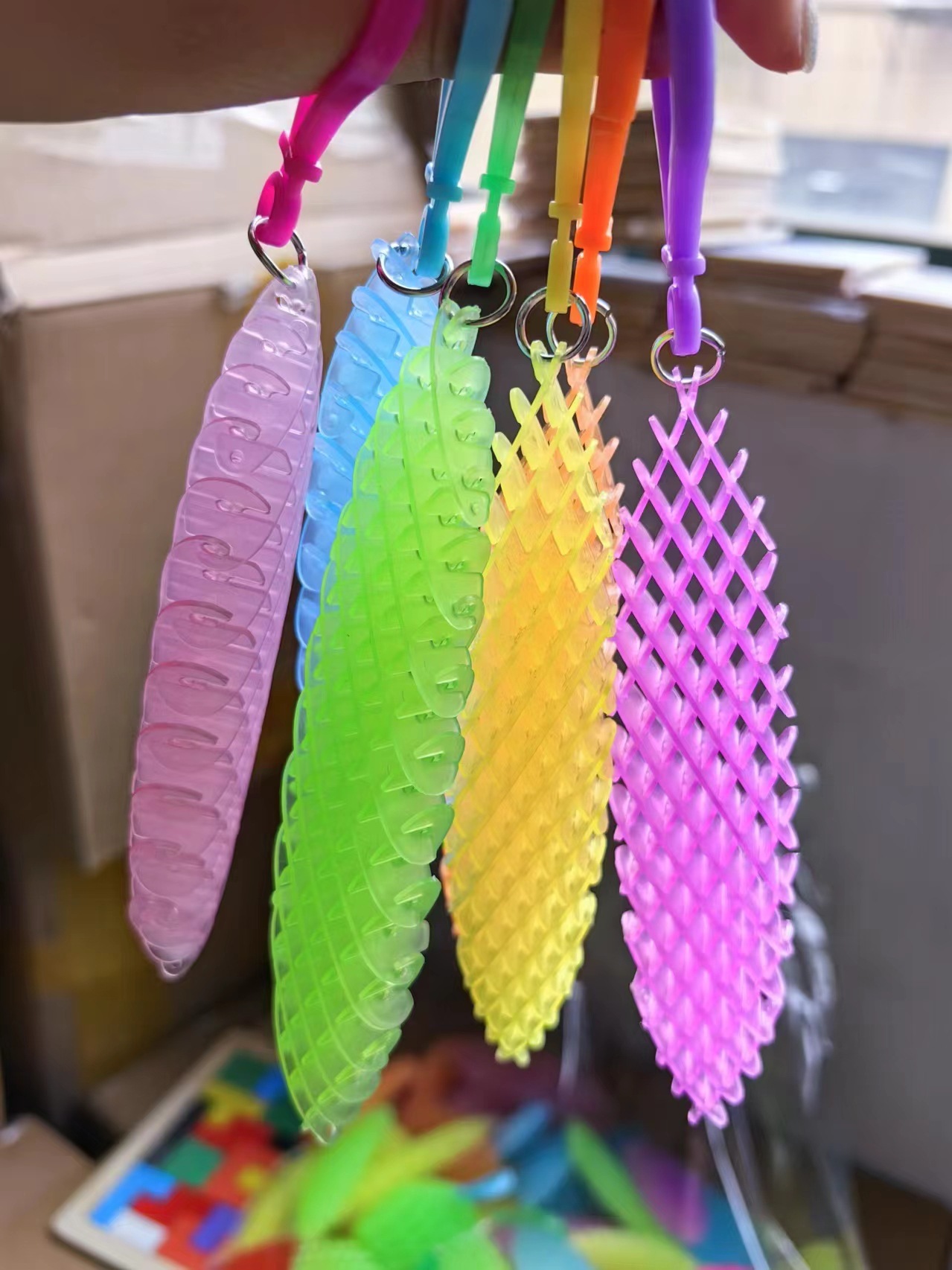 미니 탄성 그물 [색상 혼합]