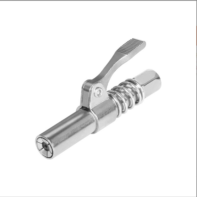 手动电动气动黄油嘴耦合器平头咀配件锁钳式注油嘴黄油枪嘴头