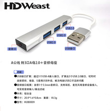 HUB0009 USB�๦�ܔUչ�] �m��춹Pӛ����X ̨ʽ��X��