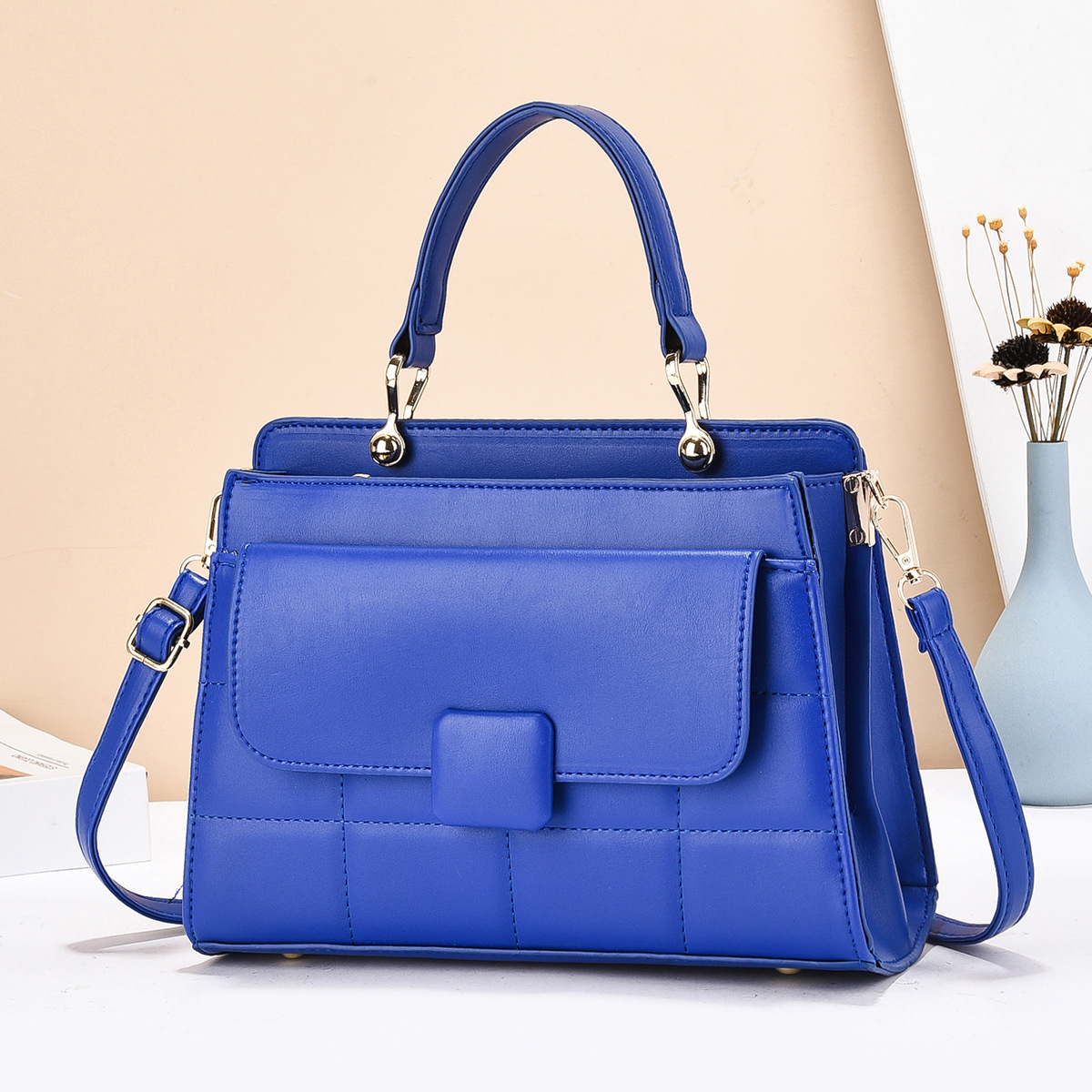 Bolso de mano coreano para mujer todo fósforo exquisito bolso de hombro temperamento nuevo bolso de mensajero 2025 bolso de mujer bolso grande para mujer