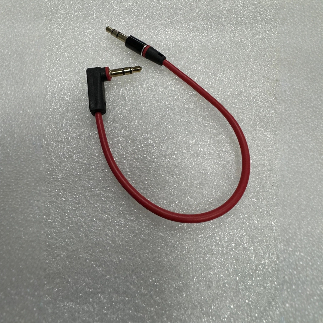 弯头对直头音频线 短线镀金无氧铜对录线 3.5MM AUX线 耳机线