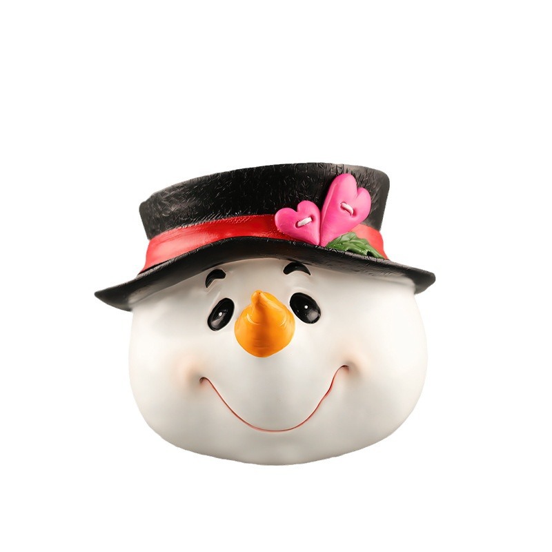 New European and American Santa Claus, Snowman, and Reindeer Resin Ornaments for Desktop Christmas Decoration Gifts, Christmas Limited Edition