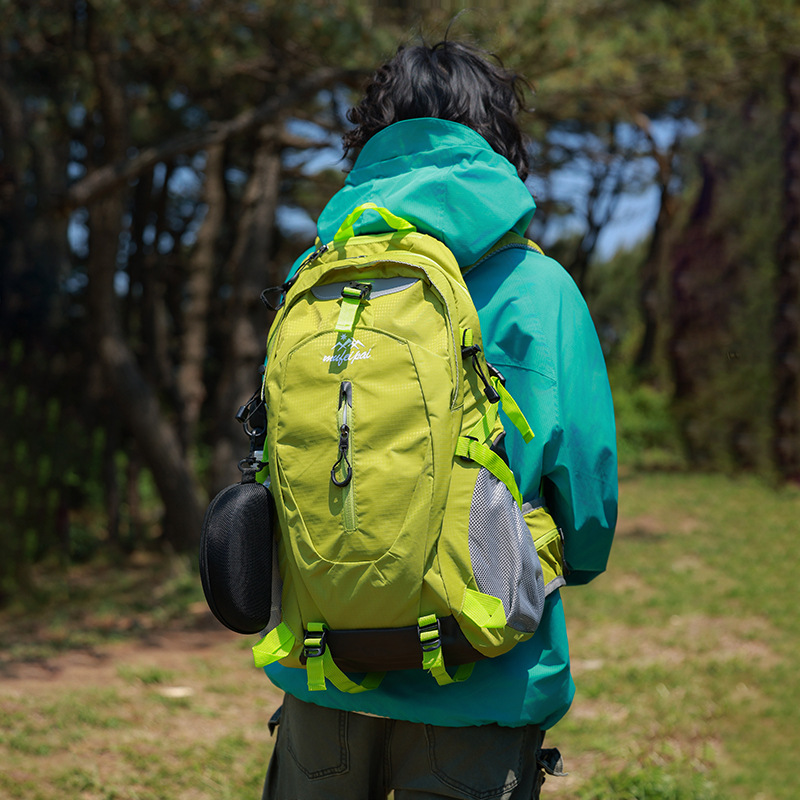 Capacious climbing backpack for men and women