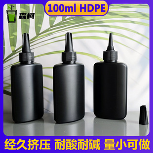 �F؛100ml��ɫ�����w��ƿPE�ܹ������zˮƿ������ƿˮīƿ�D��ƿ