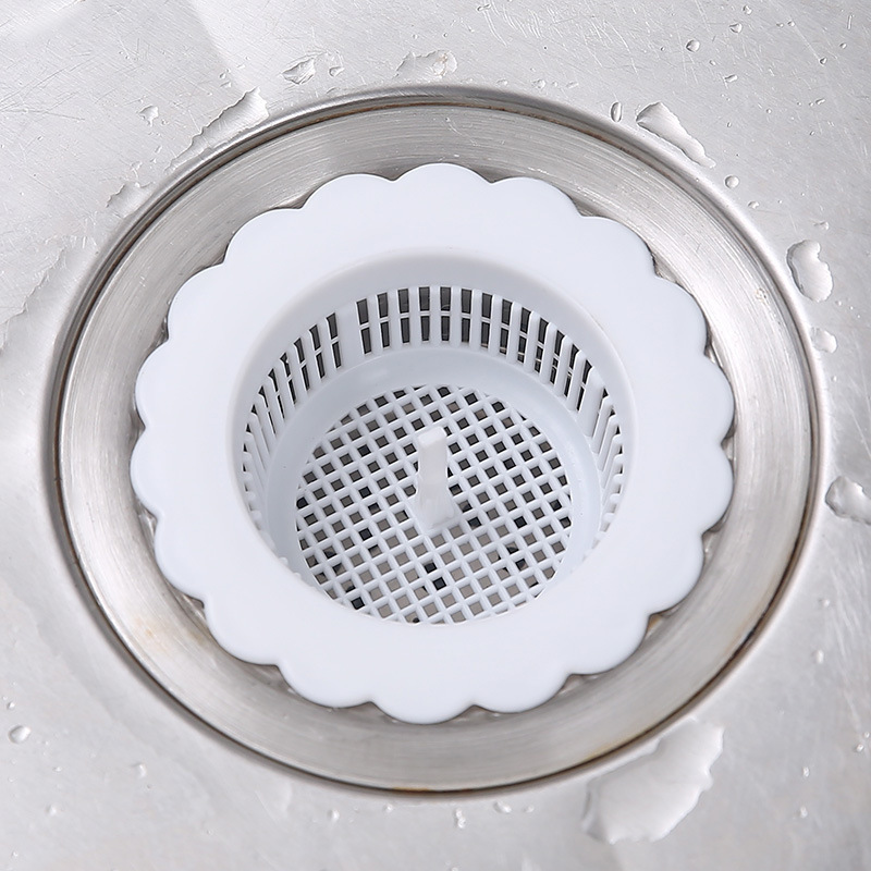Cocina fregadero drenaje drenaje filtro de basura alcantarillado baño drenaje de piso lavavajillas malla de plástico image 7