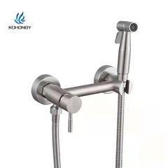 304 stainless steel shower faucet hot and cold with spray gun woman wash multi-function shower faucet mixing valve concealed installation 