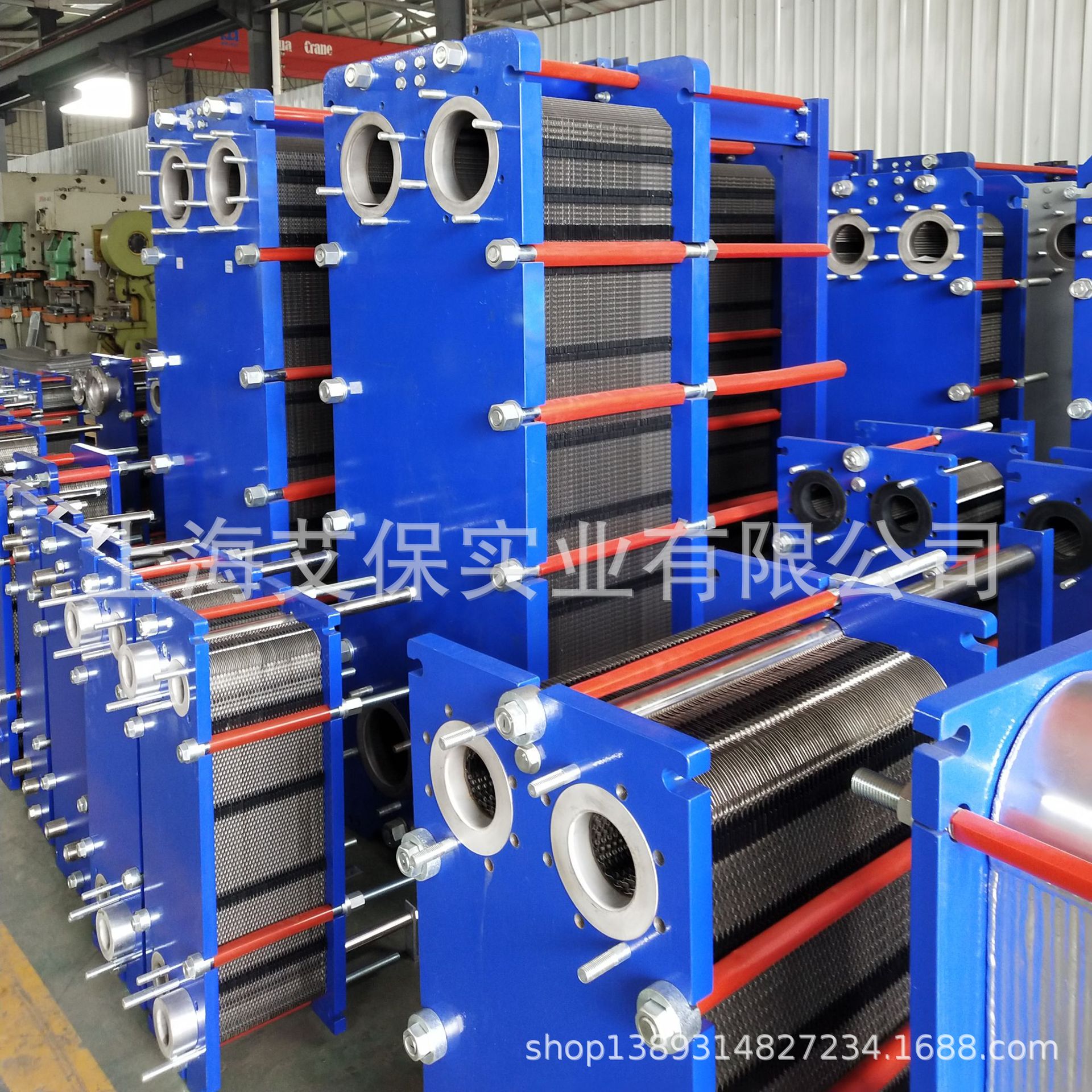 上海板式制冷设备厂家 供应蒸汽热交换器 海水纯钛板式热交换器