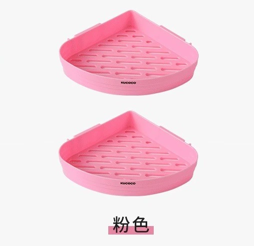 Customized triangular shelf free punching storage rack wall -mounted bathroom toilet corner setting rack bathroom rack