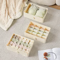 Multi-Compartment Underwear, Socks & Lingerie Storage Box - 3 in 1 Organizing Solution
