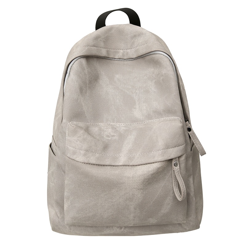 2024 nuevo estilo retro europeo y americano de gran capacidad mochila para estudiantes de secundaria mochila simple estilo universitario mochila escolar
