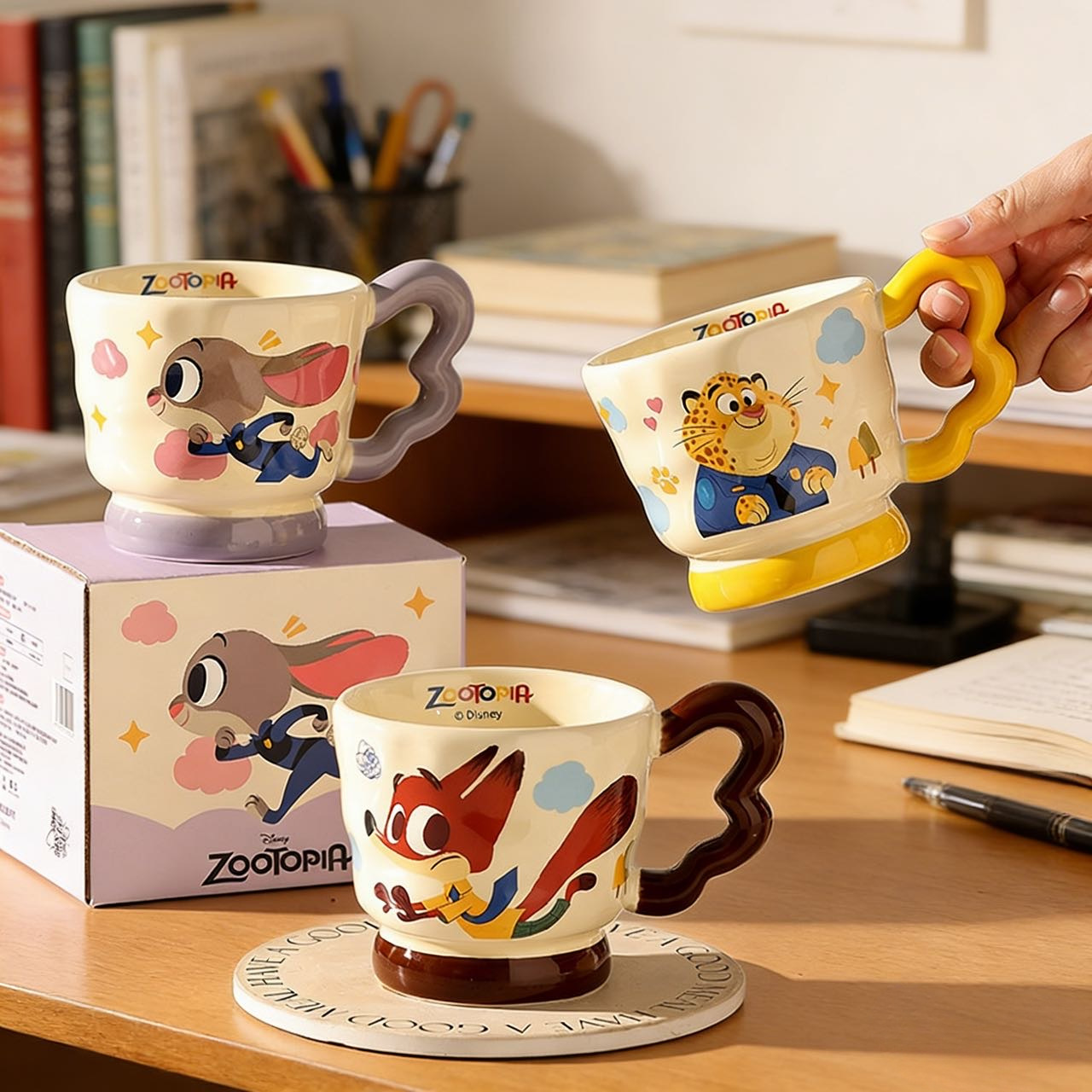 Mad Animal City Judinick taza de marca para mujeres nuevo estilo 2025 de alto valor familiar copas de agua regalo de cumpleaños