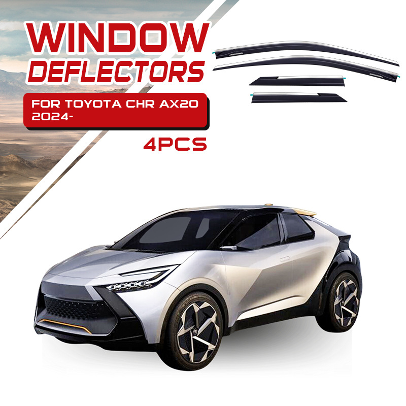 TXR adecuado para automóviles, protección contra la lluvia, ventana, protección contra la lluvia, protección contra la lluvia, Toyota chr Window Deflectors