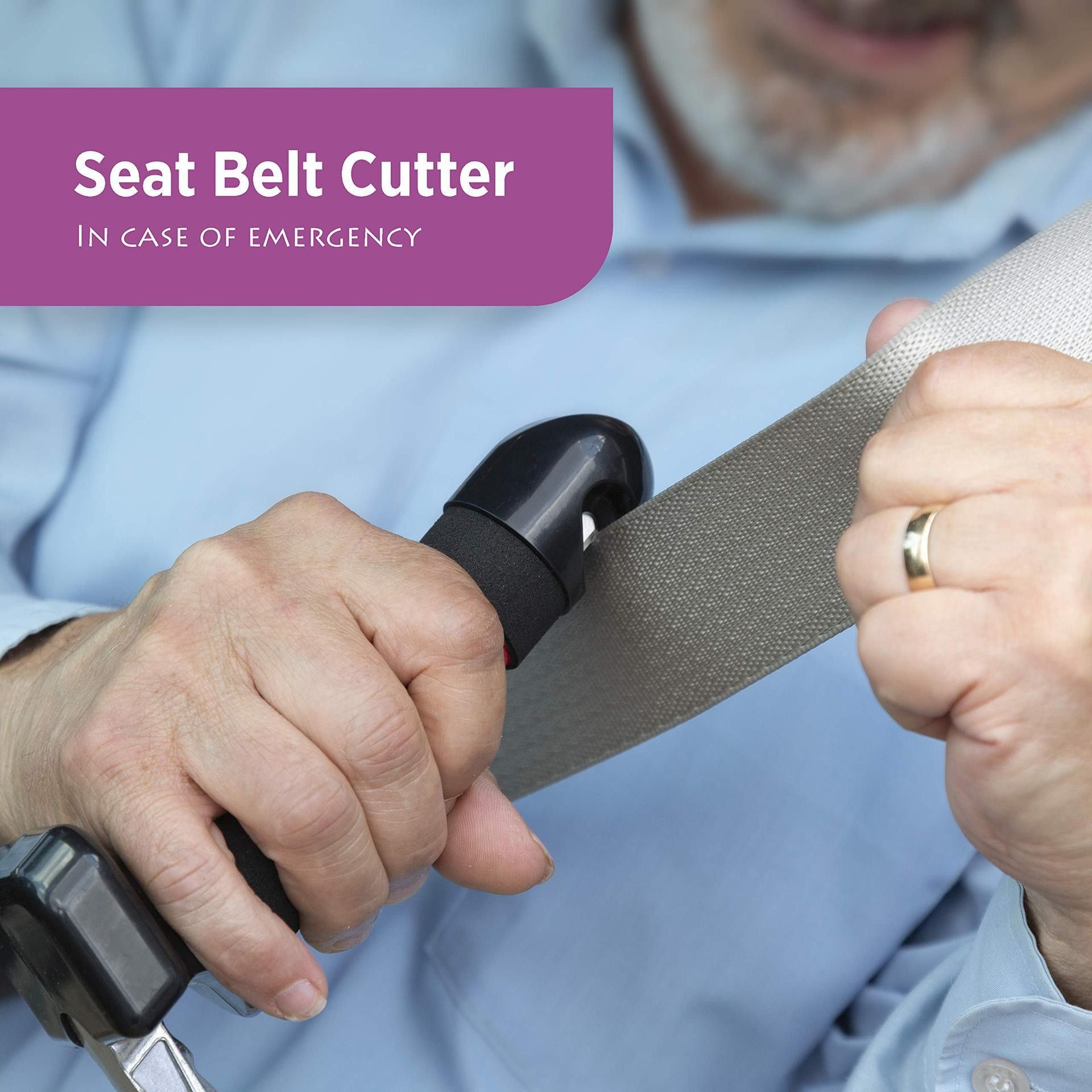 Cross-border car door armrest for the elderly portable door auxiliary handle multifunctional safety hammer escape hammer wholesale
