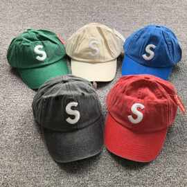 25新款 Ventile Camp Cap联名防水棉鸭舌棒球拼色SUEDE VISOR