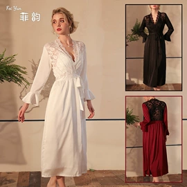 睡裙;睡袍、浴袍;女士家居服