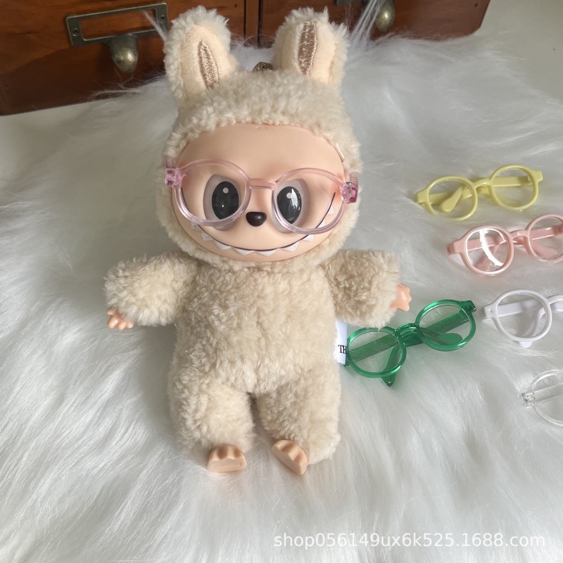 【メガネメーカー】13cm 自虐クマメガネ 10cm コットンドールメガネ ラブブビニールメガネ|undefined