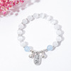 Brand fashionable crystal bracelet, small bell, jewelry, Korean style, cat's eye, wholesale