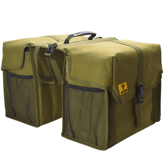 Bicycle carrying bag double side tail bag rear shelf waterproof 50L large capacity carrying bag mountain bike Sichuan Tibet riding equipment