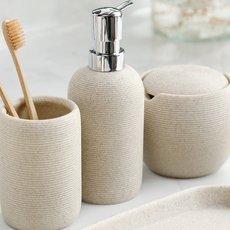 Simple creativo ins estilo baño almacenamiento decoración traje escritorio aromaterapia taza baño enjuague bucal taza loción taza