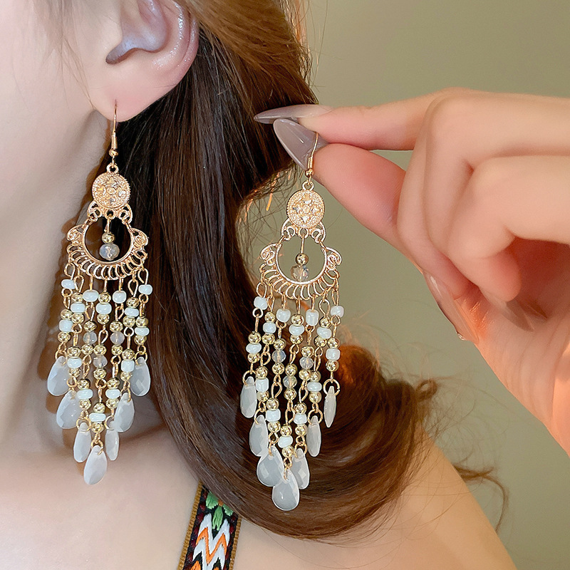 18# ear hook-gold-white