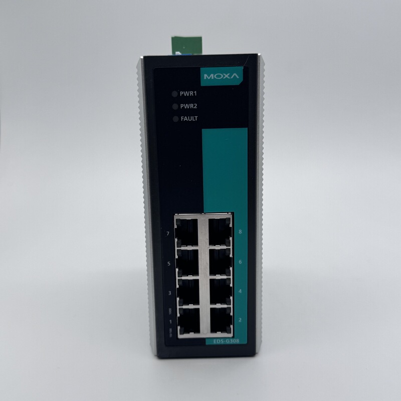 Moxa EDS-G308 8-port full Gigabit unmanaged industrial switch, metal casing, 5-year warranty, official genuine product Moxa EDS-G308 8-port full Gigabit unmanaged industrial switch, metal casing, 5-year warranty, official genuine product