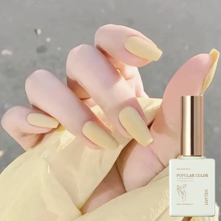 Pure Color new white nail polish glue nude transparent high-grade Nail Polish Nail Polish shop dedicated durable firm Factory wholesale