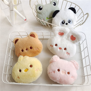 Internet celebrity cartoon plush cute bear rabbit diy brooch keychain bag slippers accessories
