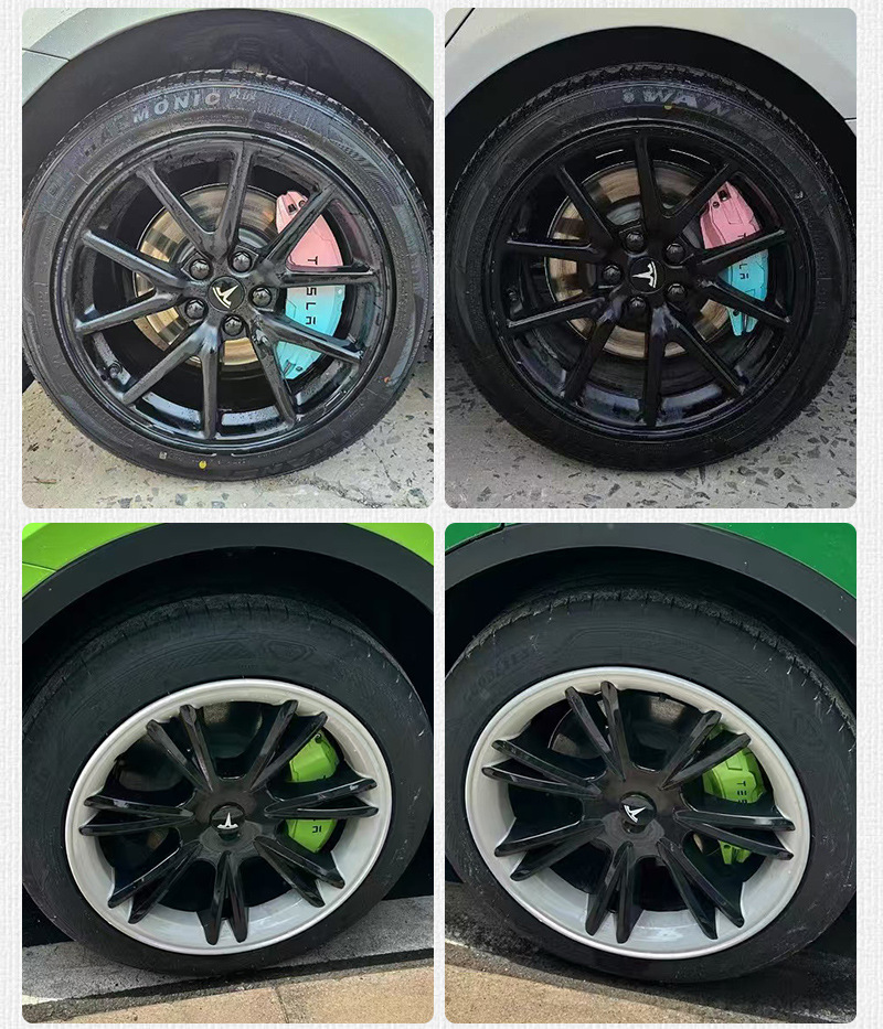 Suitable for Tesla Model 3/Y New Model Special Car Aluminum Alloy Brake Caliper Cover Wheel Decoration