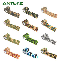 Wholesale Camouflage Self-adhesive Elastic Bandage Outdoor Telescopic Sports Protective Tape Camouflage Concealment Tape