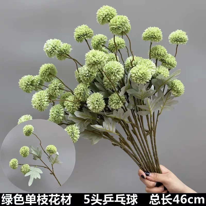 Nueva boda simulación de flores verdes flores de techo flores de boda flores de diseño de flores falsas flores de hojas verdes