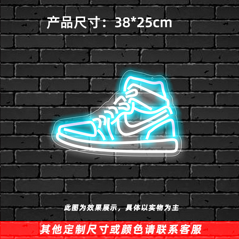 Comercio exterior especial vacaciones regalo creativo lámpara de modelado dormitorio habitación ins Lámpara decorativa zapatillas Decoración LED luz de neón