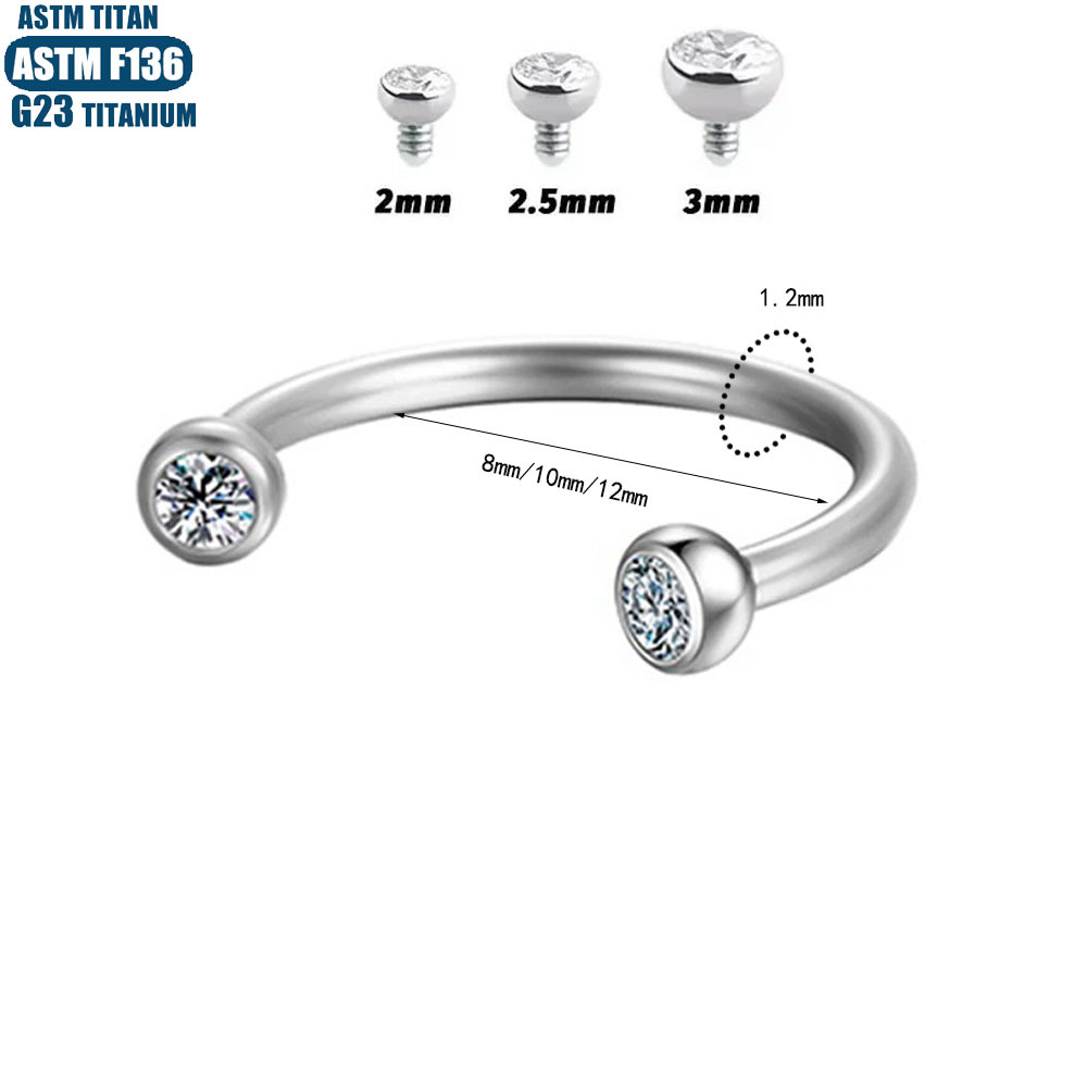Labret stud lip piercing jewelry styling detail