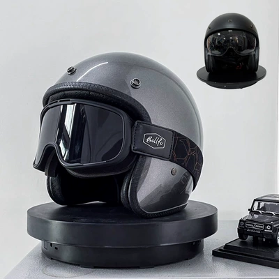 Mirrors, Motosiklet kaskı (dəbilqə) - second-generation-fiberglass-honda-gray-pilot-endoscope-with-goggles-m