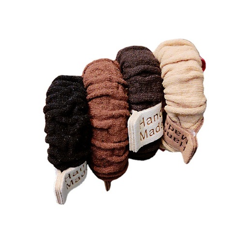 Korea's high-elasticity thick hair-tying rope does not hurt the hair rope Internet celebrity Korean ponytail towel ring women's hair accessories