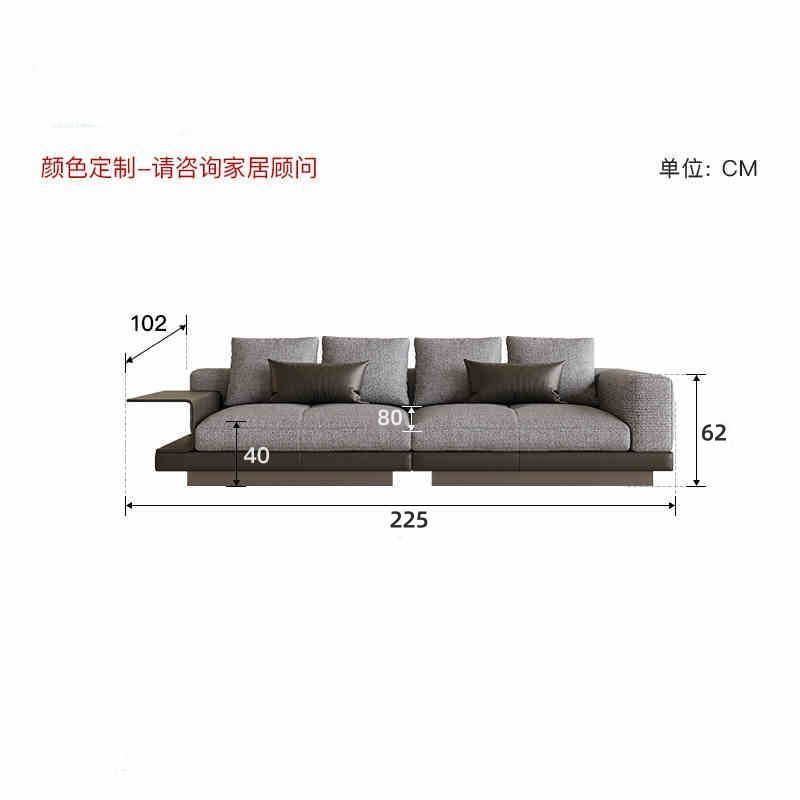 康纳利新中式棉麻布艺体闲沙发别墅小户型客厅直排贵妃民宿大沙发|undefined