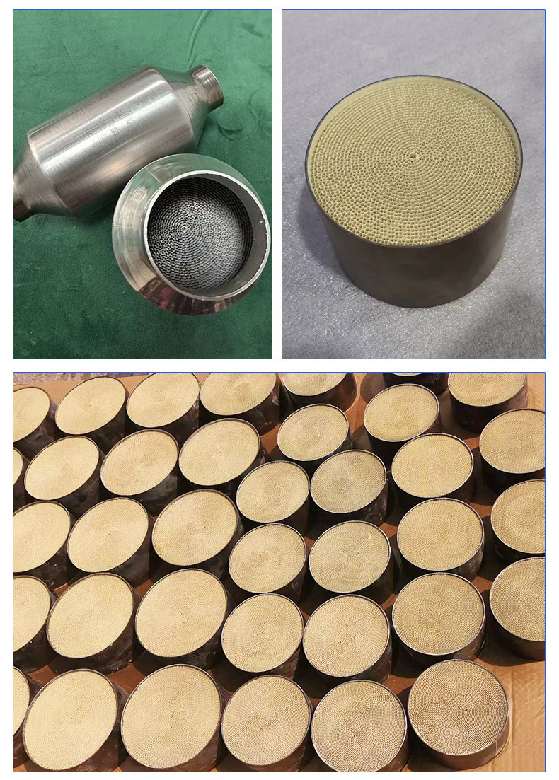 High-flow metal carrier metal three-way catalyst suitable for various vehicle types to solve exhaust failure lamp