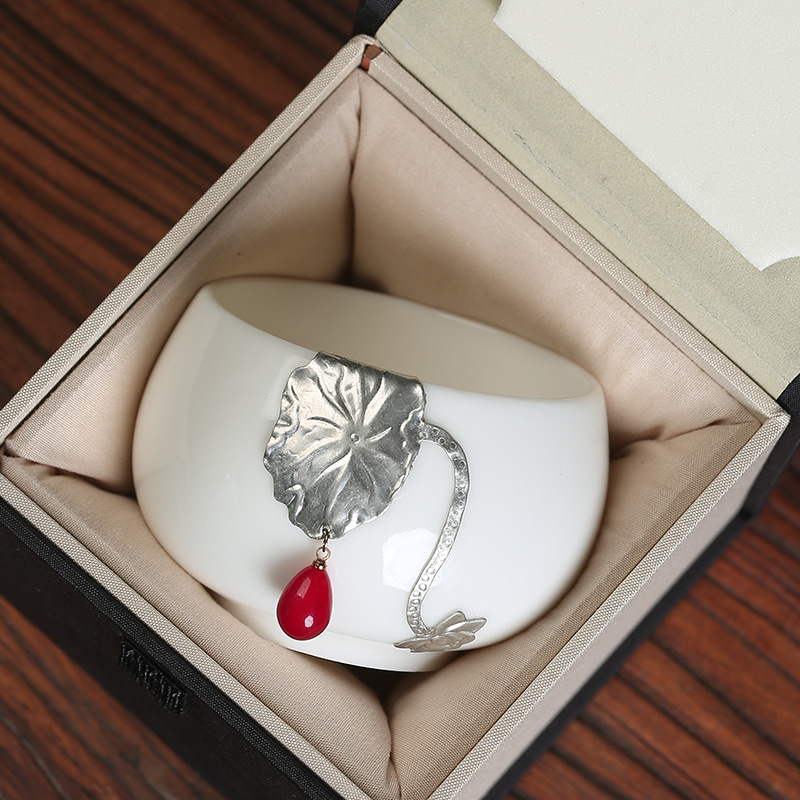 스엣 옥 도자기 쿵푸 차 컵 데후아 화이트 도자기 차 작은 컵 세라믹 싱글 컵 톱 도자기 차 세트 차 그릇 차 컵