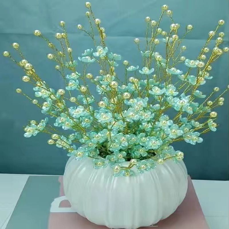 ■●幸福花(湖蓝色花瓣+香槟色花心)●■