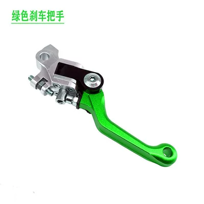 Modified Cnc Anti-Fall Foldableing — Motorcycle Handle Cover - kailin-green-brake-lever