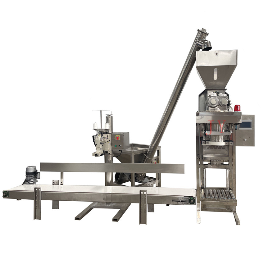 供应面粉自动定量称重包装机 立式面粉包装机 全自动面粉袋包装机